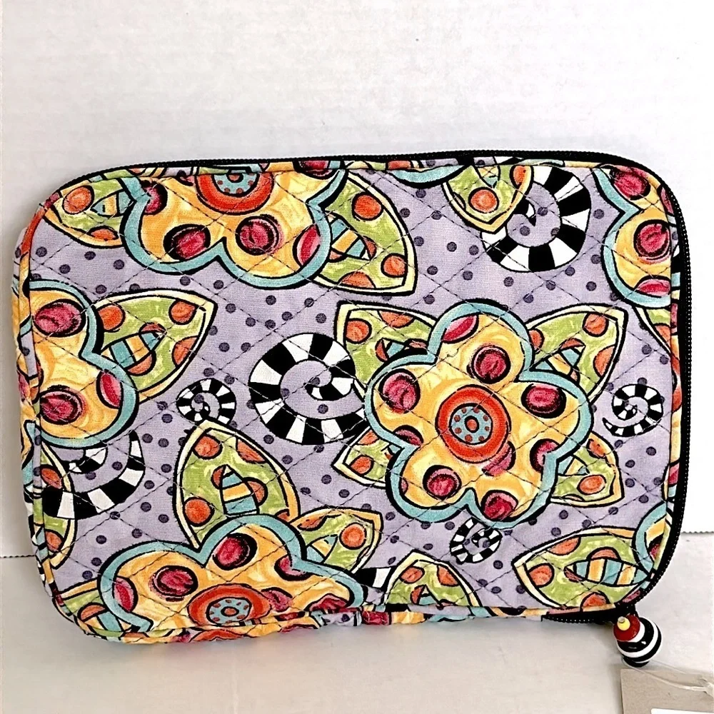 Jennifer Jangles Fabric E-Reader Protective Case, Purple Multi Flower